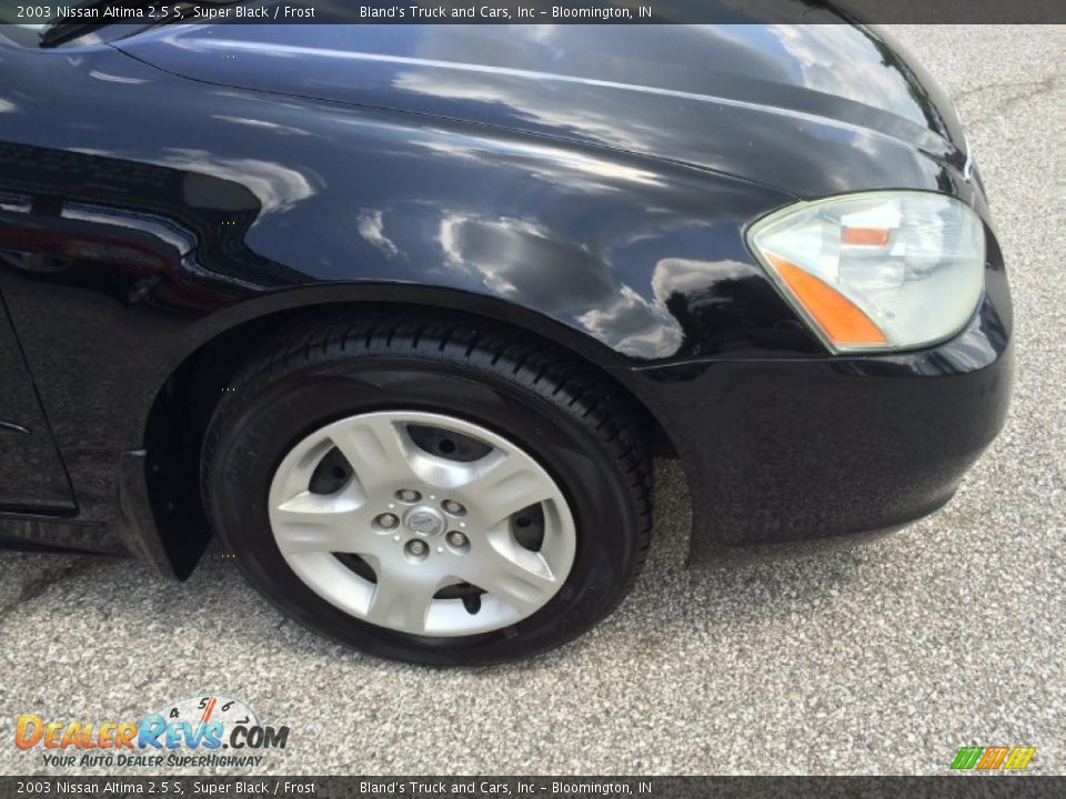 2003 Nissan Altima 2.5 S Super Black / Frost Photo #19