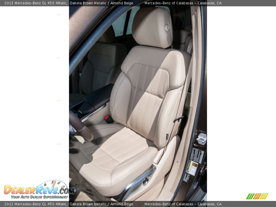 2013 Mercedes-Benz GL 450 4Matic Dakota Brown Metallic / Almond Beige Photo #15