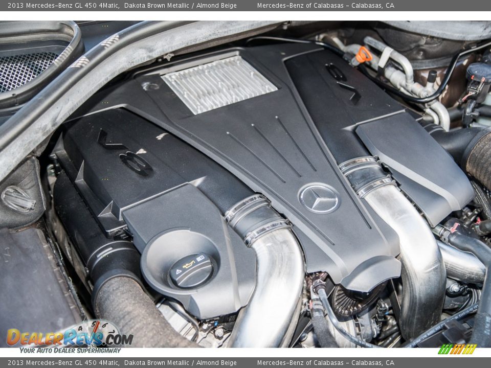 2013 Mercedes-Benz GL 450 4Matic Dakota Brown Metallic / Almond Beige Photo #27