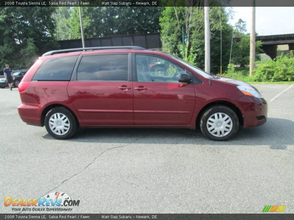 2008 Toyota Sienna LE Salsa Red Pearl / Fawn Photo #5