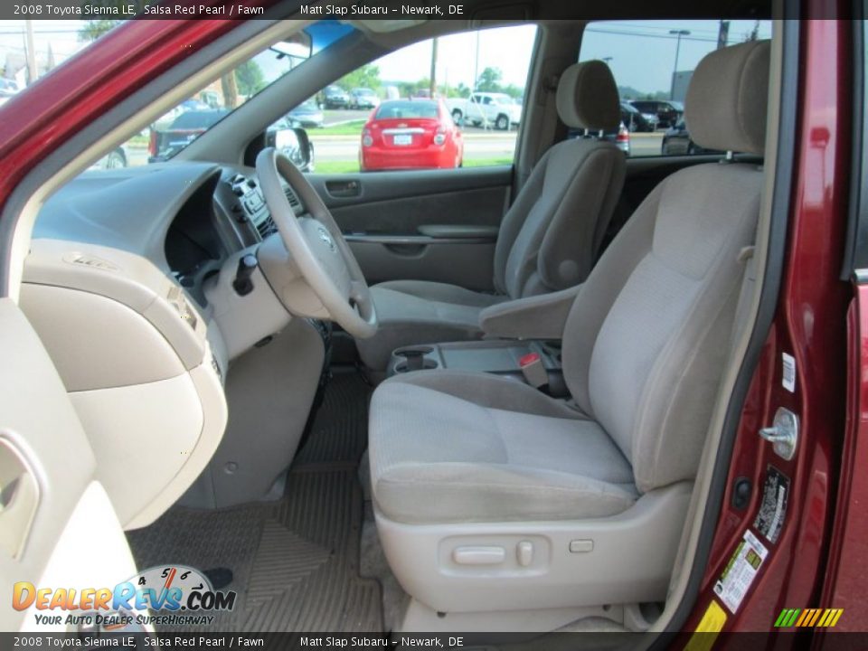 2008 Toyota Sienna LE Salsa Red Pearl / Fawn Photo #11