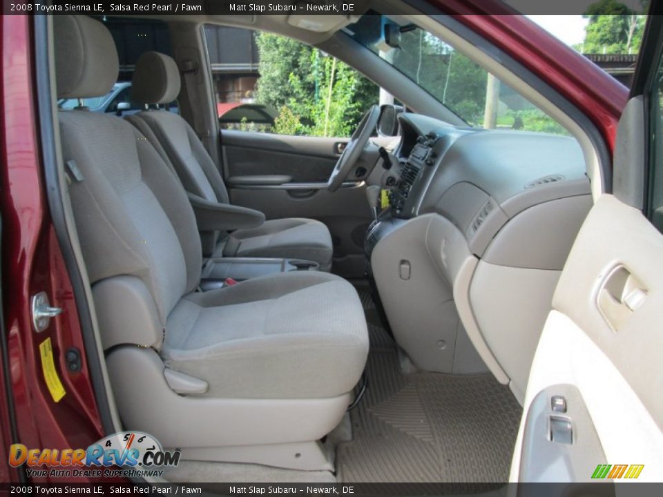 2008 Toyota Sienna LE Salsa Red Pearl / Fawn Photo #16