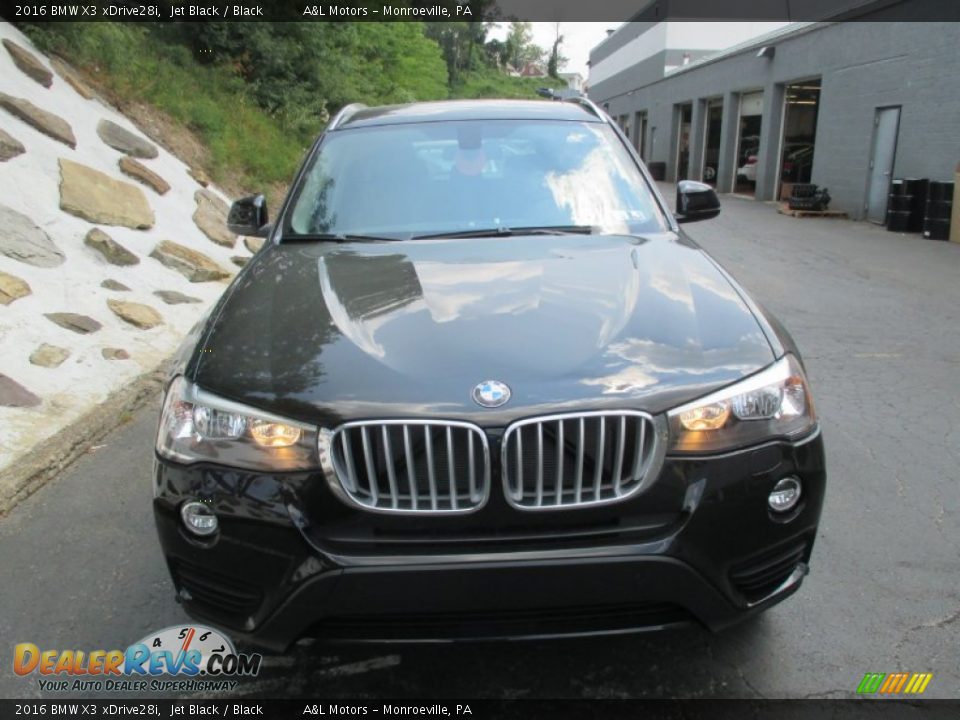 2016 BMW X3 xDrive28i Jet Black / Black Photo #8