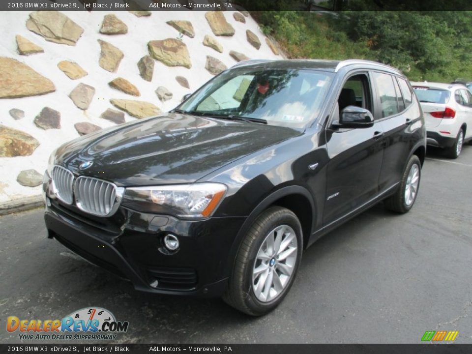 2016 BMW X3 xDrive28i Jet Black / Black Photo #9