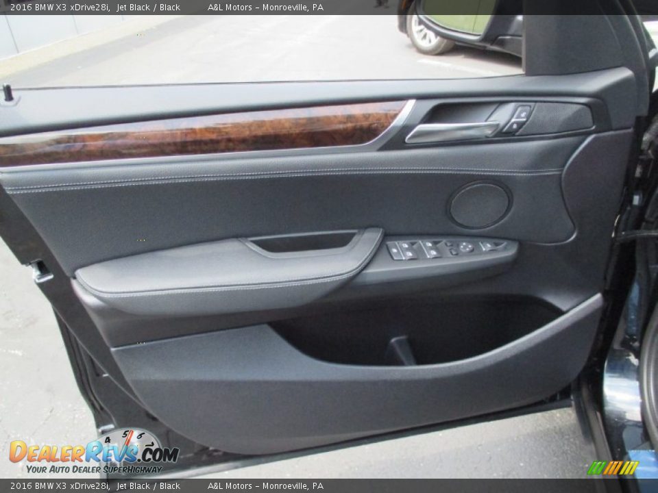 2016 BMW X3 xDrive28i Jet Black / Black Photo #11