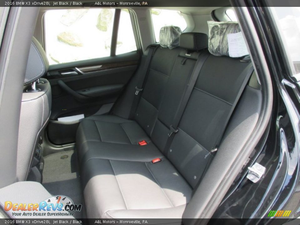 2016 BMW X3 xDrive28i Jet Black / Black Photo #13