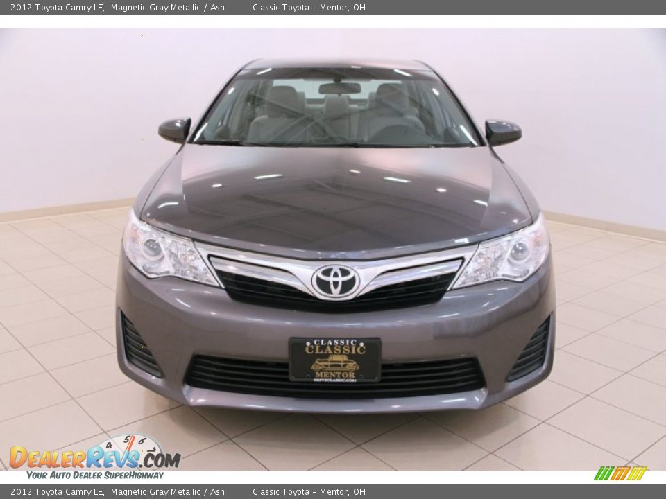 2012 Toyota Camry LE Magnetic Gray Metallic / Ash Photo #2
