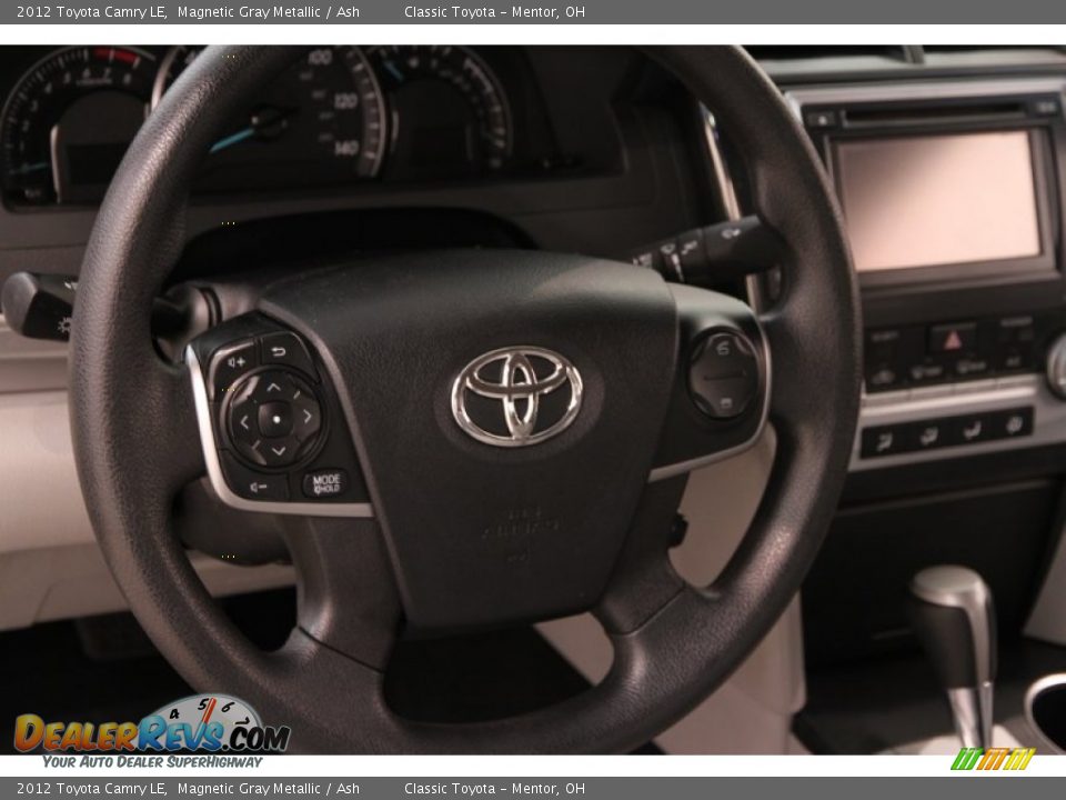 2012 Toyota Camry LE Magnetic Gray Metallic / Ash Photo #6