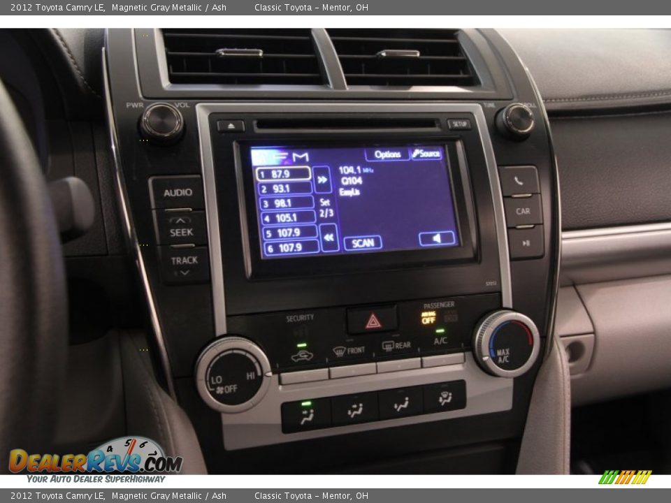 2012 Toyota Camry LE Magnetic Gray Metallic / Ash Photo #8