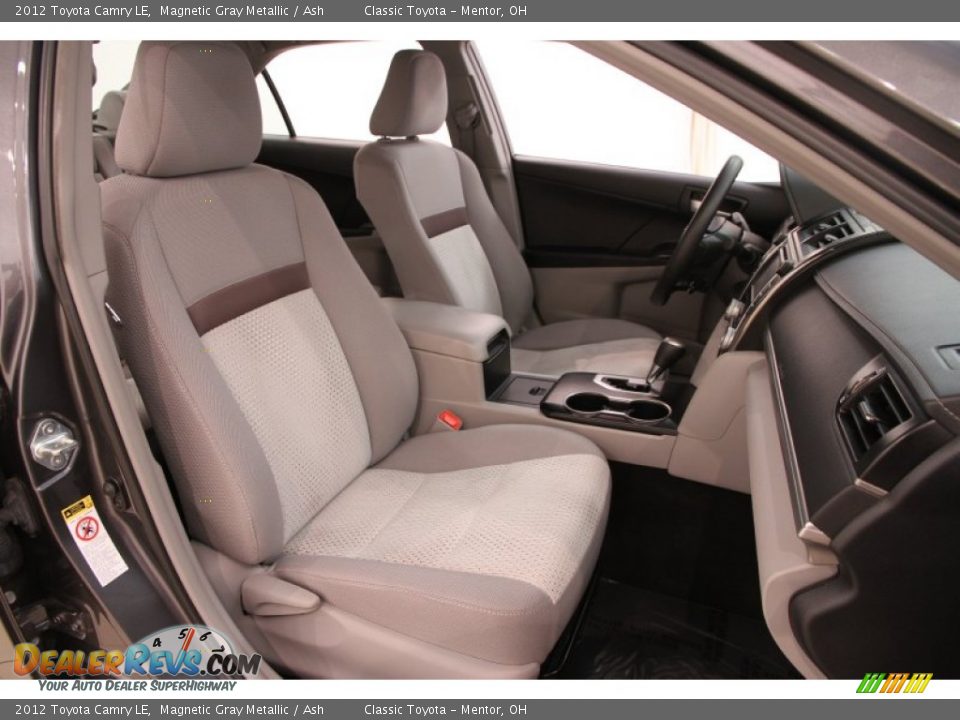2012 Toyota Camry LE Magnetic Gray Metallic / Ash Photo #11