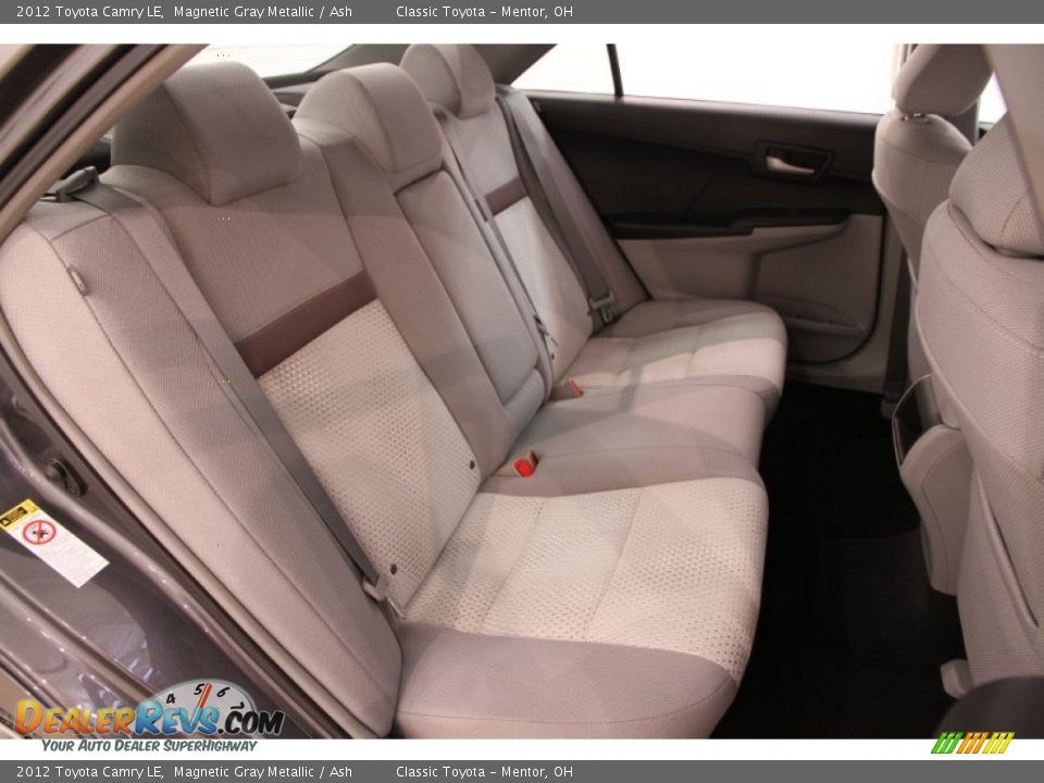 2012 Toyota Camry LE Magnetic Gray Metallic / Ash Photo #12