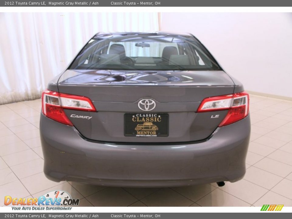 2012 Toyota Camry LE Magnetic Gray Metallic / Ash Photo #14