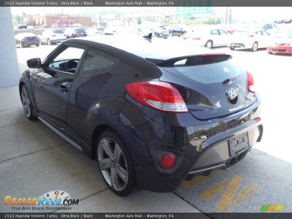 2013 Hyundai Veloster Turbo Ultra Black / Black Photo #6