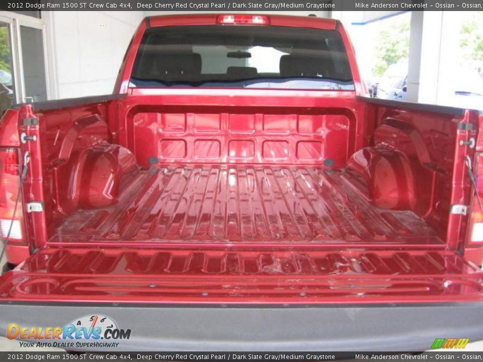 2012 Dodge Ram 1500 ST Crew Cab 4x4 Deep Cherry Red Crystal Pearl / Dark Slate Gray/Medium Graystone Photo #15