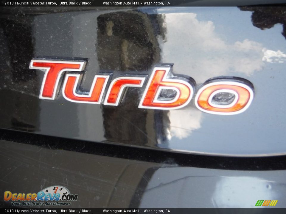 2013 Hyundai Veloster Turbo Ultra Black / Black Photo #9