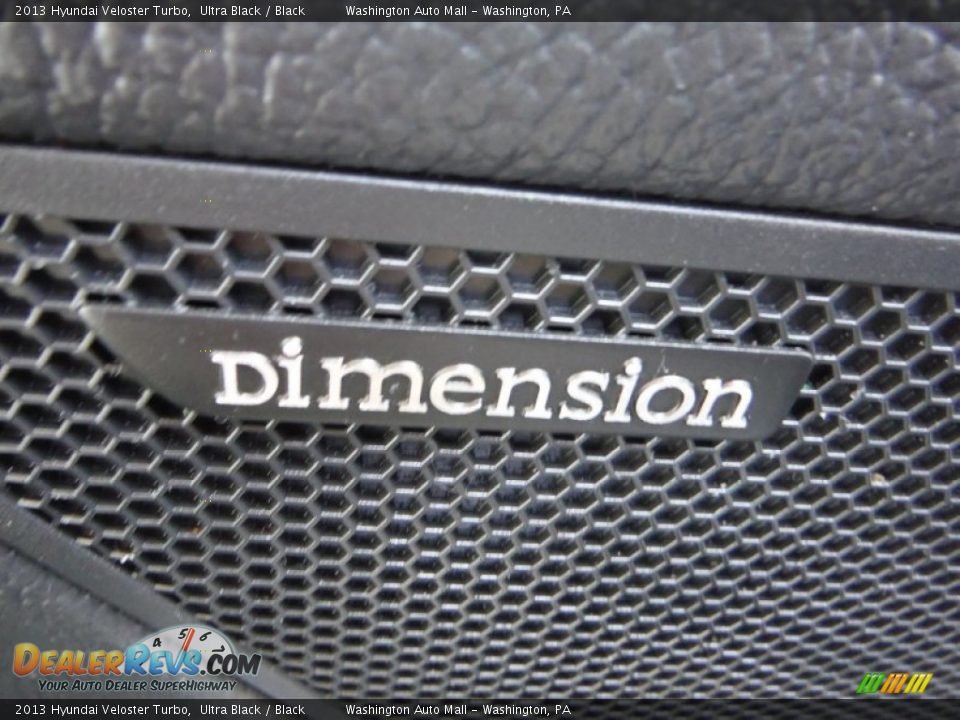 2013 Hyundai Veloster Turbo Ultra Black / Black Photo #12