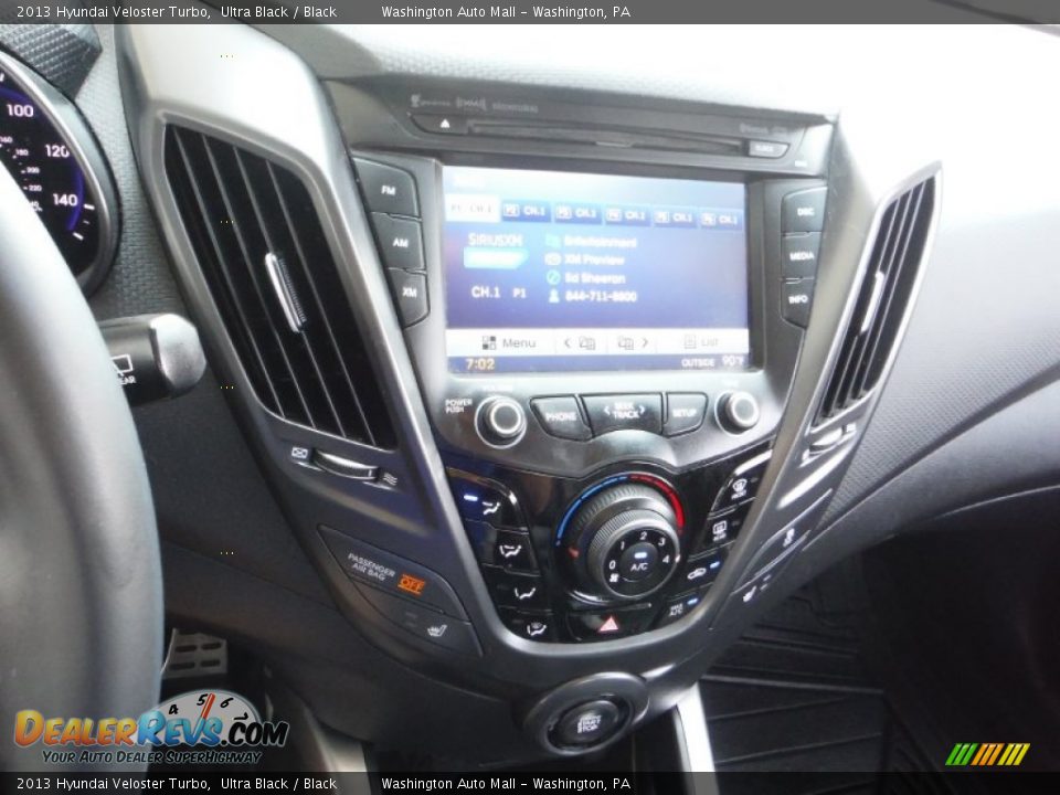 2013 Hyundai Veloster Turbo Ultra Black / Black Photo #15