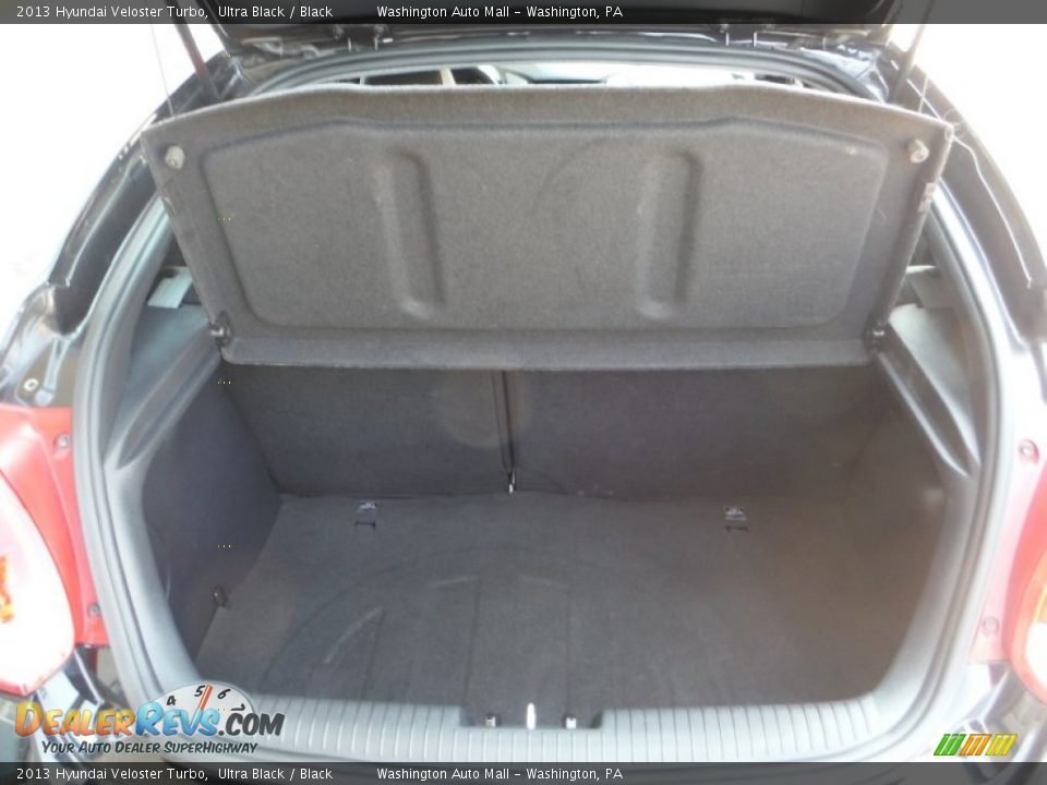 2013 Hyundai Veloster Turbo Ultra Black / Black Photo #22