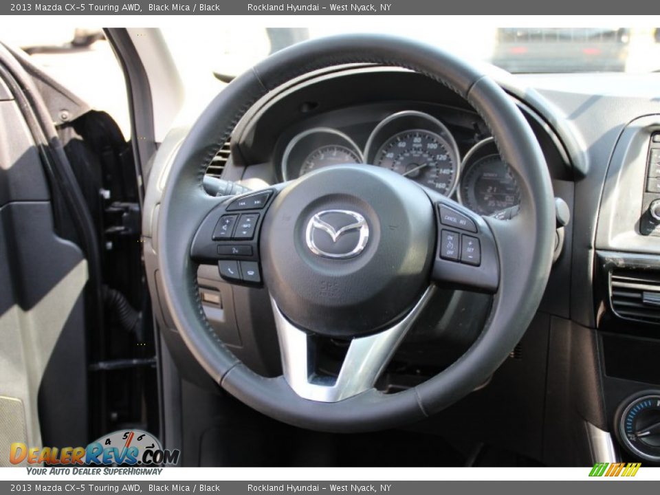 2013 Mazda CX-5 Touring AWD Black Mica / Black Photo #17