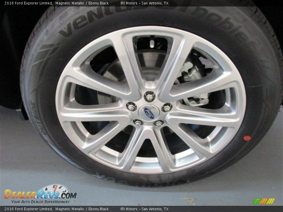 2016 Ford Explorer Limited Magnetic Metallic / Ebony Black Photo #4