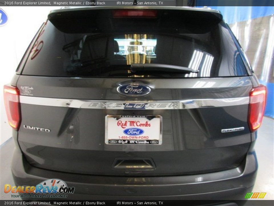 2016 Ford Explorer Limited Magnetic Metallic / Ebony Black Photo #5