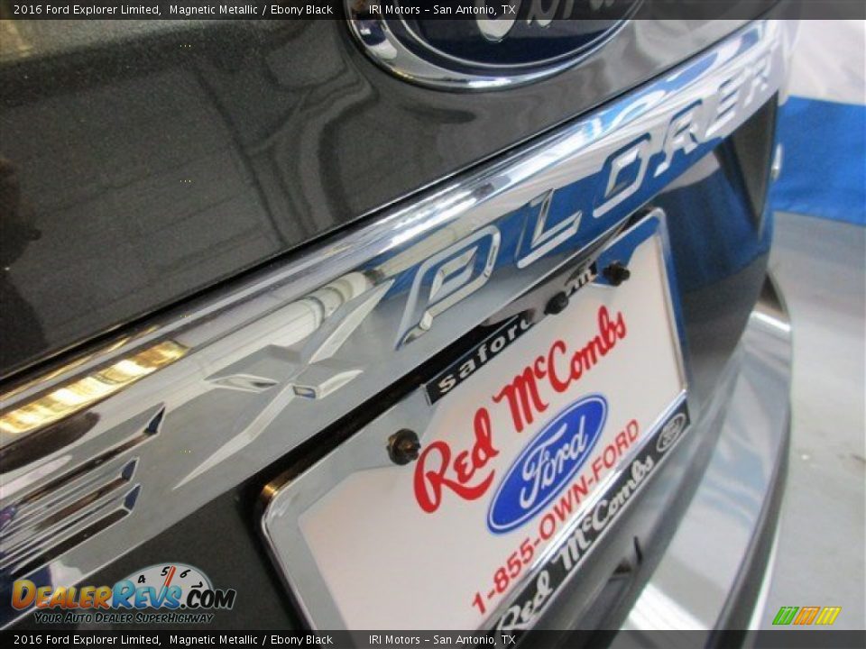 2016 Ford Explorer Limited Magnetic Metallic / Ebony Black Photo #6