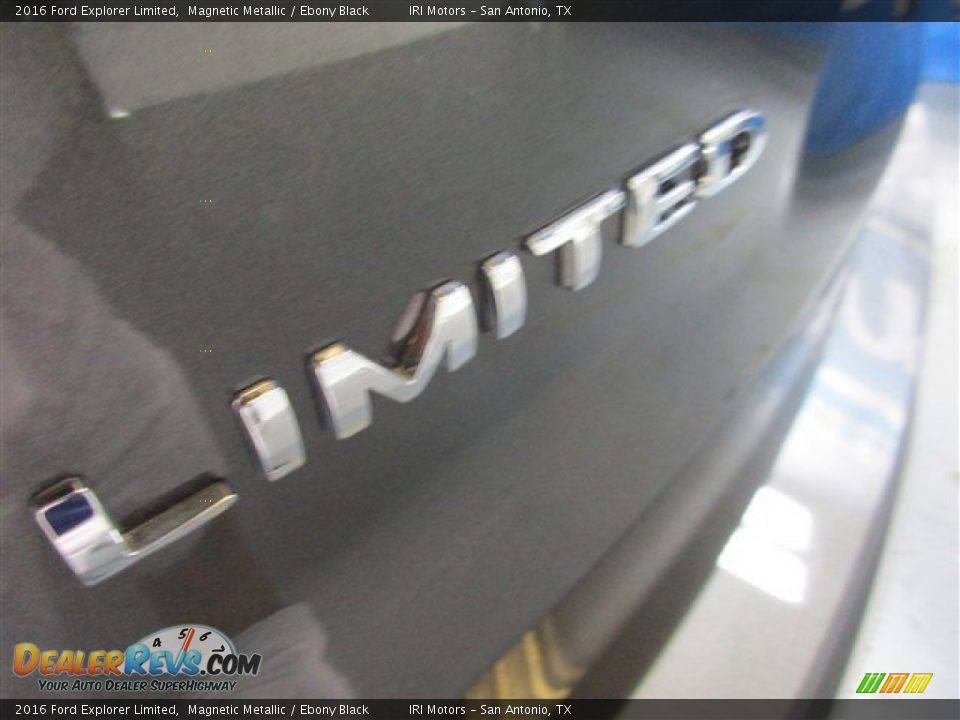 2016 Ford Explorer Limited Magnetic Metallic / Ebony Black Photo #7