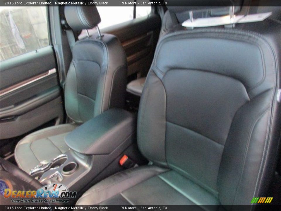 2016 Ford Explorer Limited Magnetic Metallic / Ebony Black Photo #9