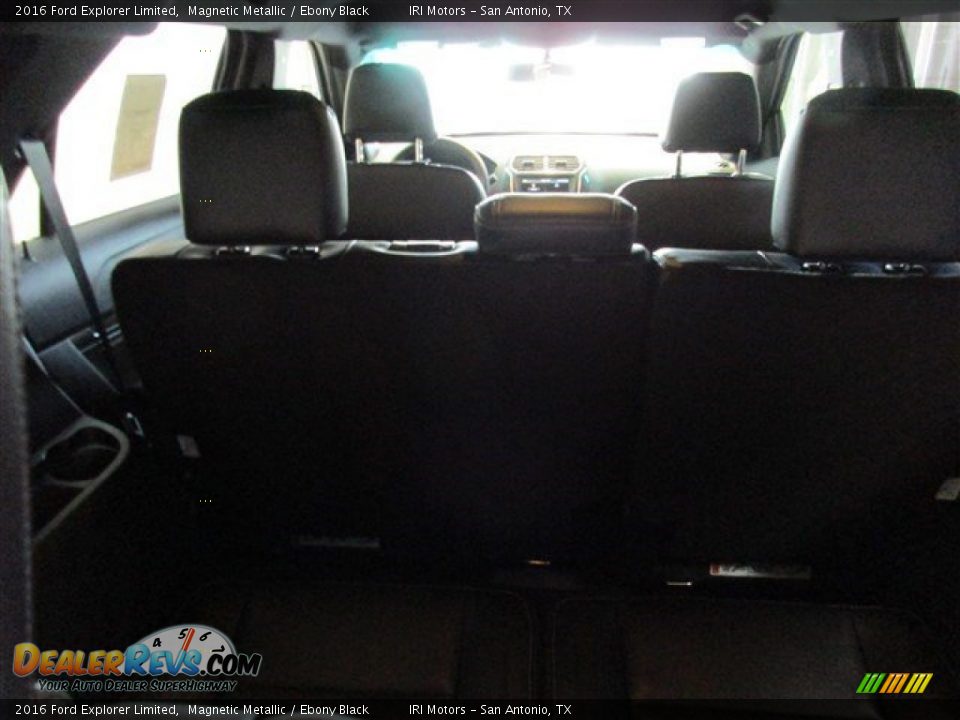2016 Ford Explorer Limited Magnetic Metallic / Ebony Black Photo #13