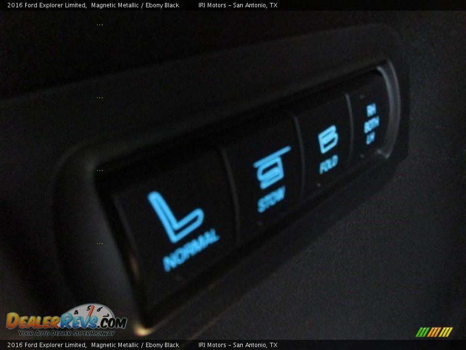 2016 Ford Explorer Limited Magnetic Metallic / Ebony Black Photo #14