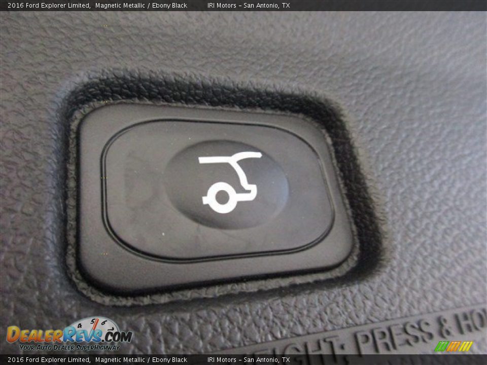 2016 Ford Explorer Limited Magnetic Metallic / Ebony Black Photo #15