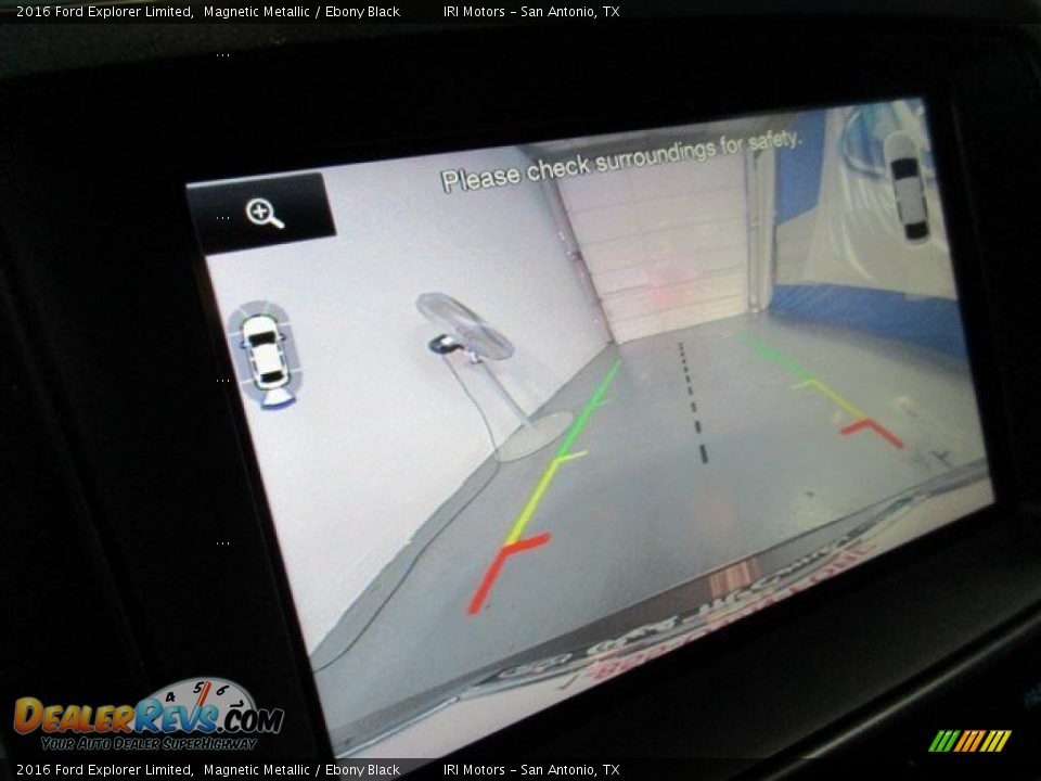 2016 Ford Explorer Limited Magnetic Metallic / Ebony Black Photo #20