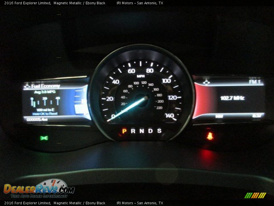 2016 Ford Explorer Limited Magnetic Metallic / Ebony Black Photo #22