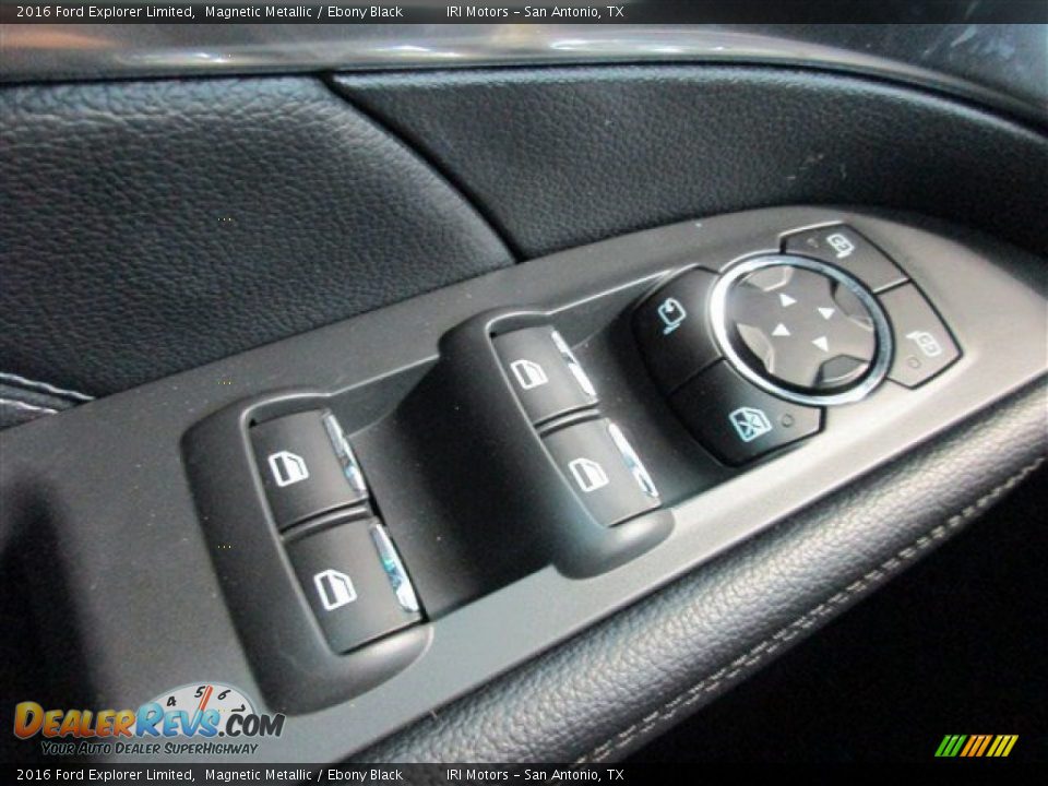 2016 Ford Explorer Limited Magnetic Metallic / Ebony Black Photo #24