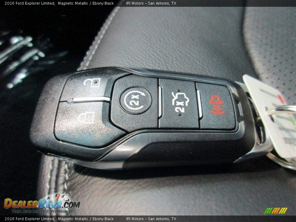 2016 Ford Explorer Limited Magnetic Metallic / Ebony Black Photo #26