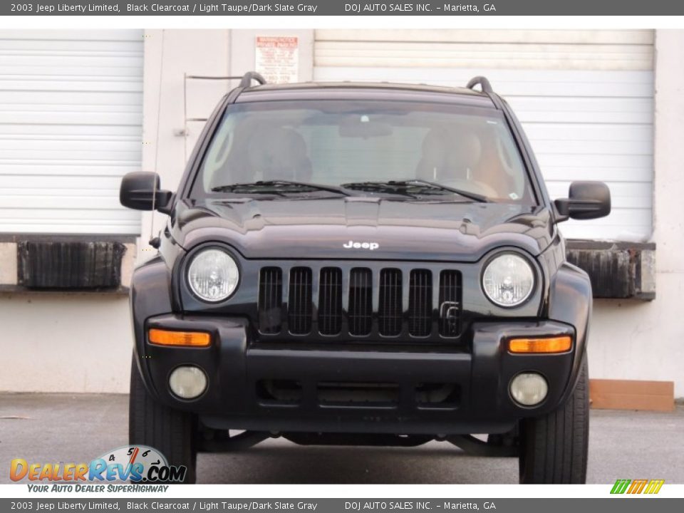 2003 Jeep Liberty Limited Black Clearcoat / Light Taupe/Dark Slate Gray Photo #6