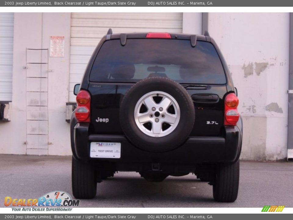 2003 Jeep Liberty Limited Black Clearcoat / Light Taupe/Dark Slate Gray Photo #9