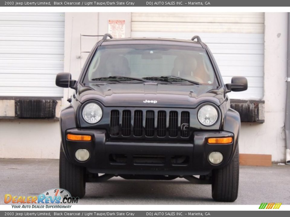 2003 Jeep Liberty Limited Black Clearcoat / Light Taupe/Dark Slate Gray Photo #20