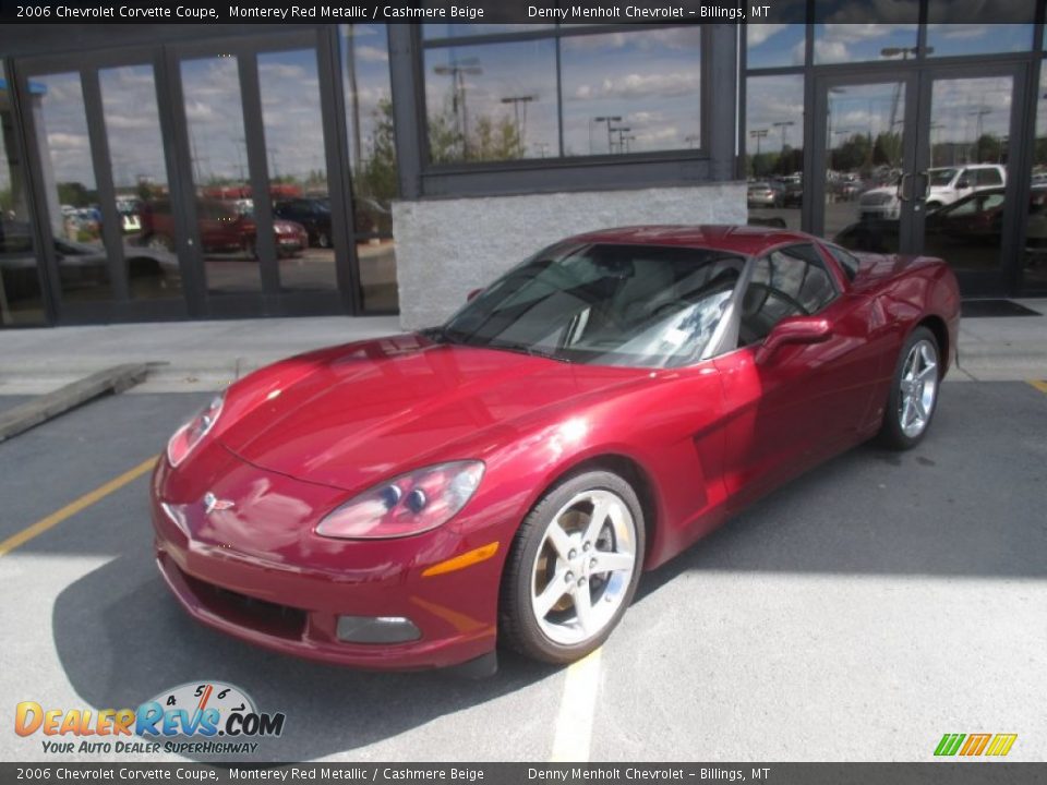 2006 Chevrolet Corvette Coupe Monterey Red Metallic / Cashmere Beige Photo #2
