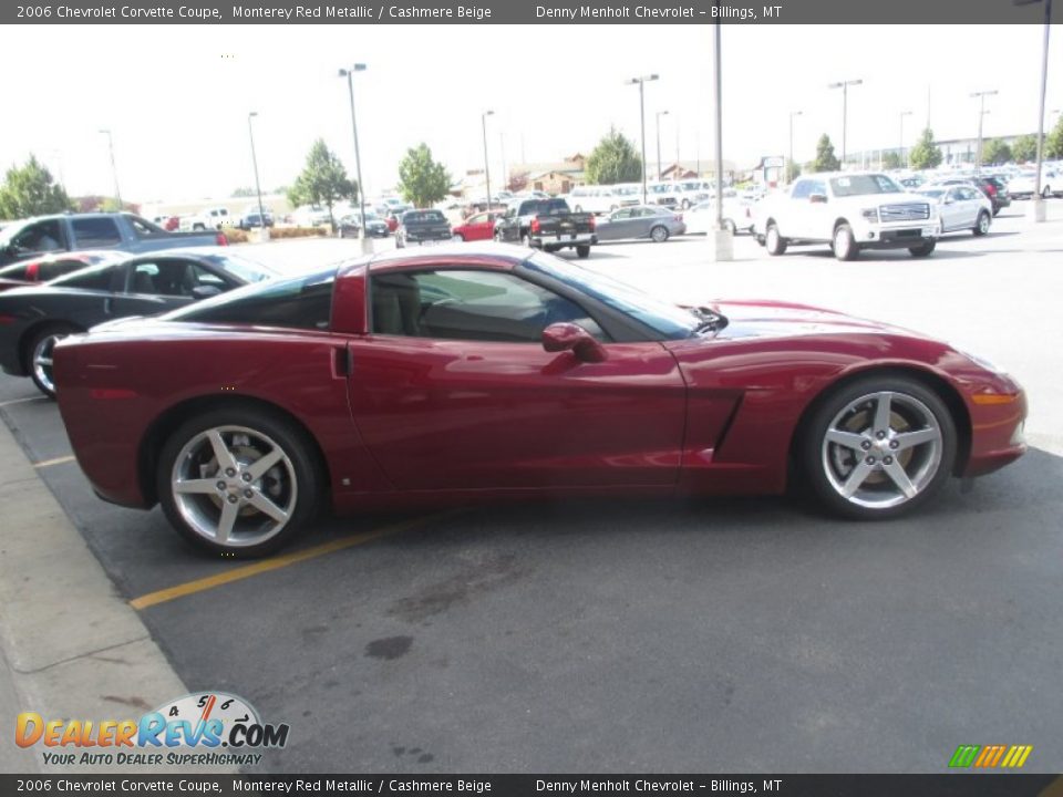 2006 Chevrolet Corvette Coupe Monterey Red Metallic / Cashmere Beige Photo #7