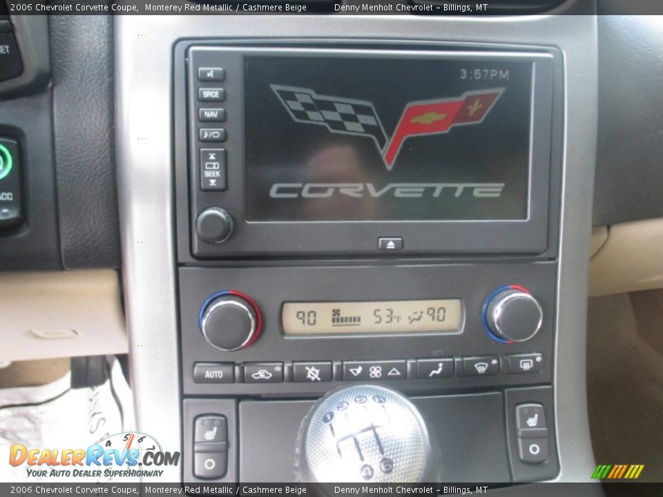 2006 Chevrolet Corvette Coupe Monterey Red Metallic / Cashmere Beige Photo #10