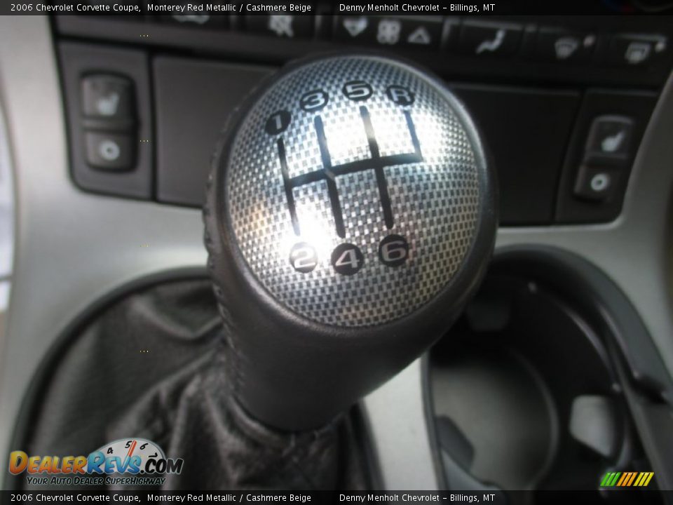2006 Chevrolet Corvette Coupe Monterey Red Metallic / Cashmere Beige Photo #11