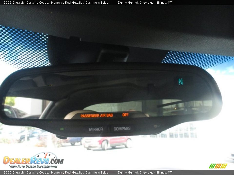 2006 Chevrolet Corvette Coupe Monterey Red Metallic / Cashmere Beige Photo #13