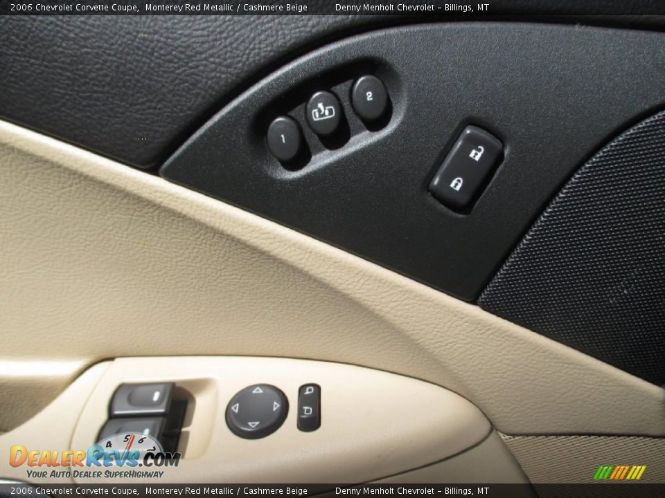2006 Chevrolet Corvette Coupe Monterey Red Metallic / Cashmere Beige Photo #14