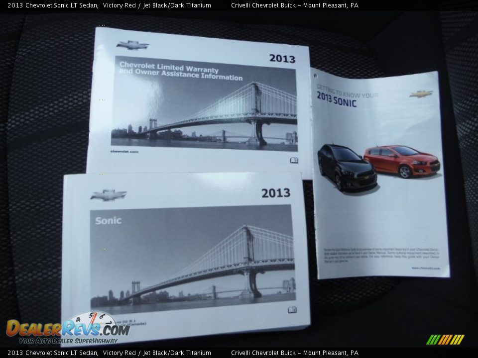 2013 Chevrolet Sonic LT Sedan Victory Red / Jet Black/Dark Titanium Photo #31