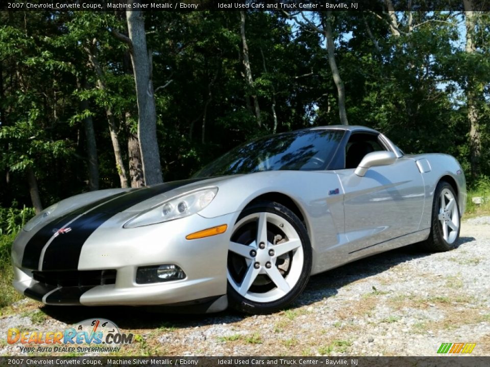 2007 Chevrolet Corvette Coupe Machine Silver Metallic / Ebony Photo #1