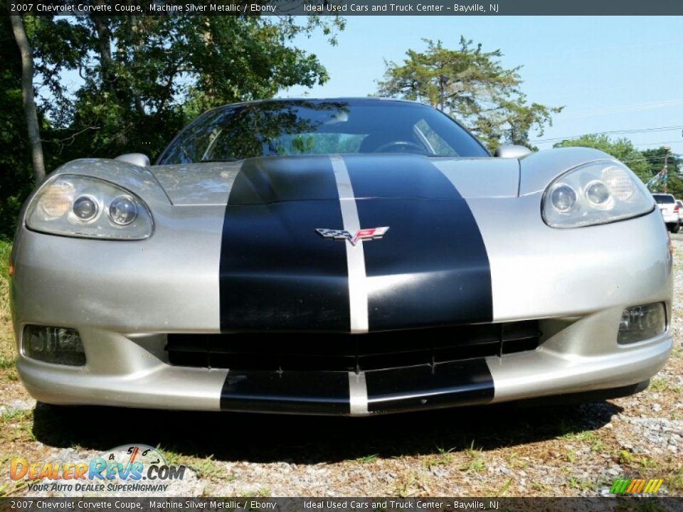 2007 Chevrolet Corvette Coupe Machine Silver Metallic / Ebony Photo #2