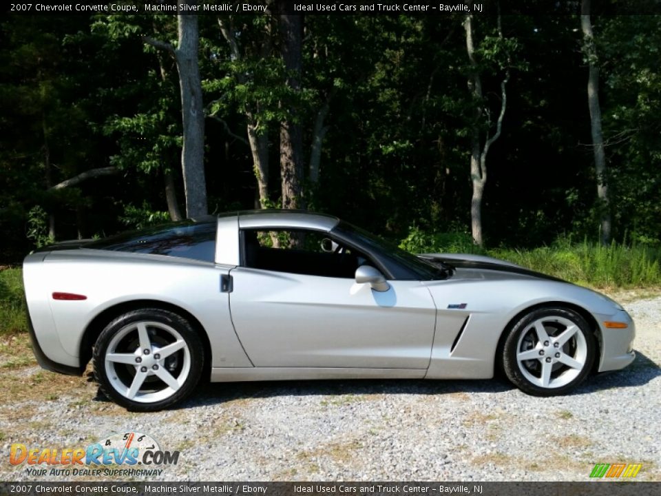 Machine Silver Metallic 2007 Chevrolet Corvette Coupe Photo #4