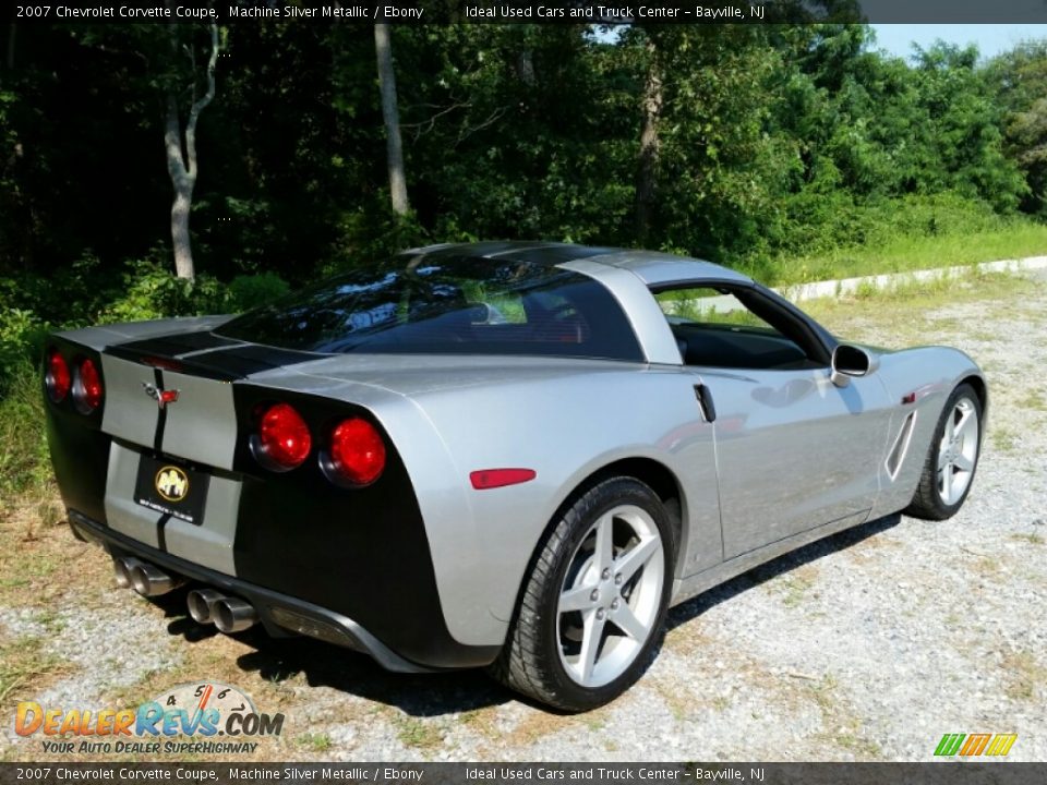 2007 Chevrolet Corvette Coupe Machine Silver Metallic / Ebony Photo #7