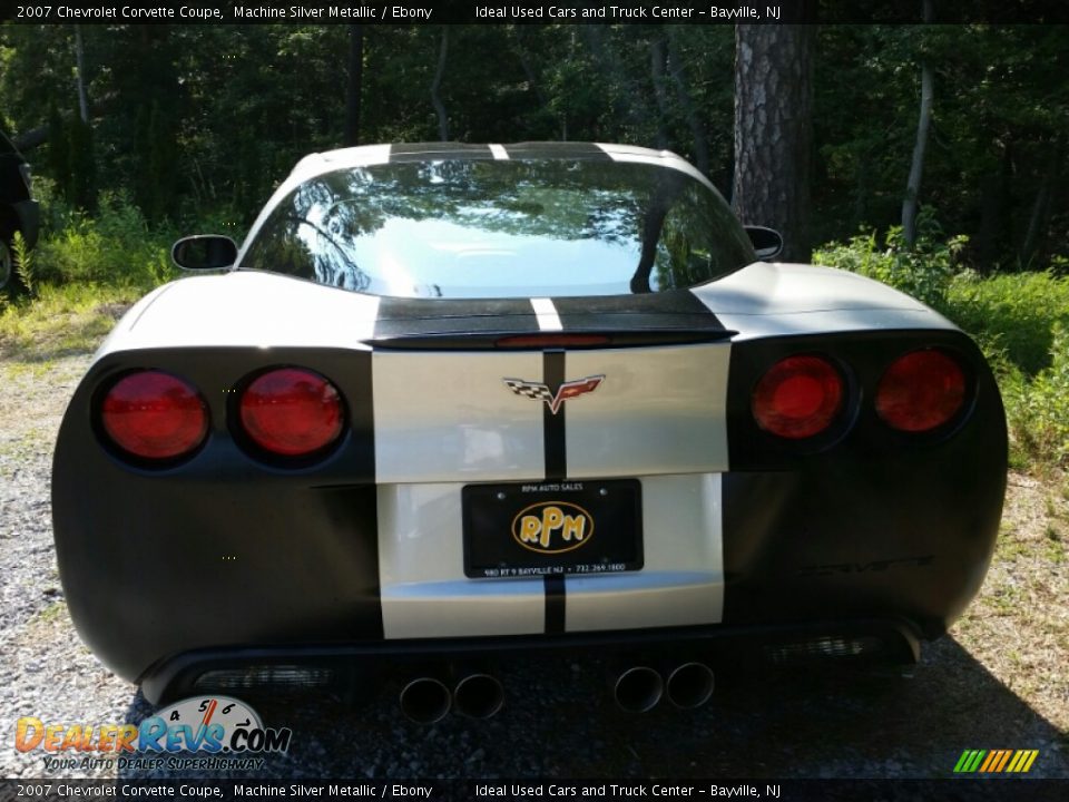 2007 Chevrolet Corvette Coupe Machine Silver Metallic / Ebony Photo #8